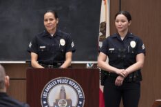 Mercedes Colon, Melissa O'Neil as Lucy— 'The Rookie' Season 7 Finale