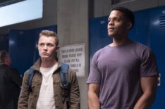 Patrick Keleher as Seth, Deric Augustine as Miles — 'The Rookie' Season 7 Premiere 'The Shot'