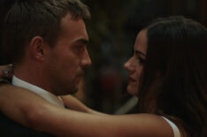 Tom Austen and Alexandra Park as Jasper and Eleanor in 'The Royals' Season 4