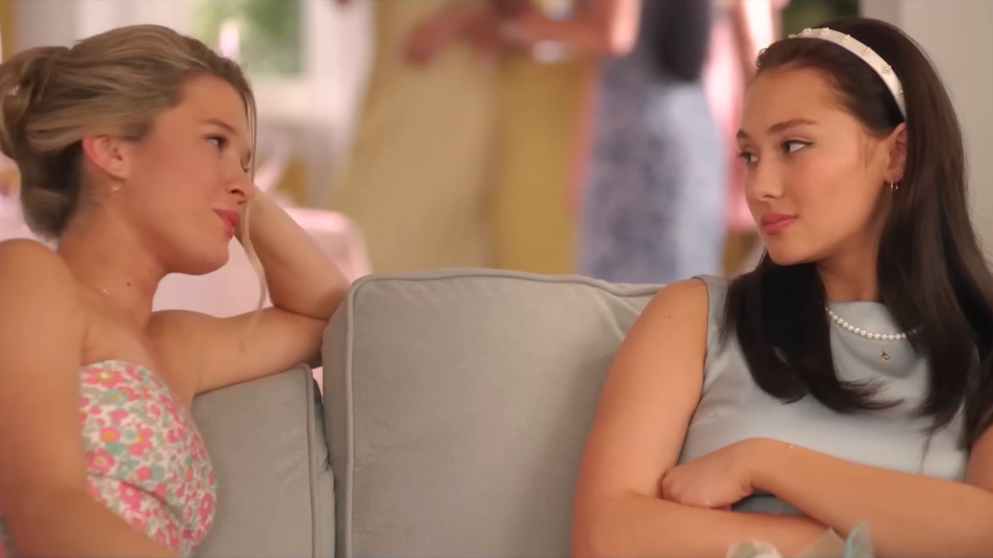 Rain Spencer and Lola Tung in 'The Summer I Turned Pretty' Season 3