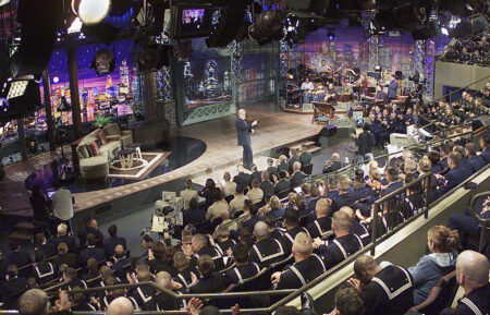 Jay Leno on the set of 'The Tonight Show With Jay Leno'