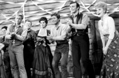 Doug McClure, Gary Clarke, James Drury, Pippa Scott in The Virginian - Season 1
