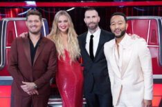 Michael Buble, Kelsea Ballerini, Adam Levine, John Legend on The Voice