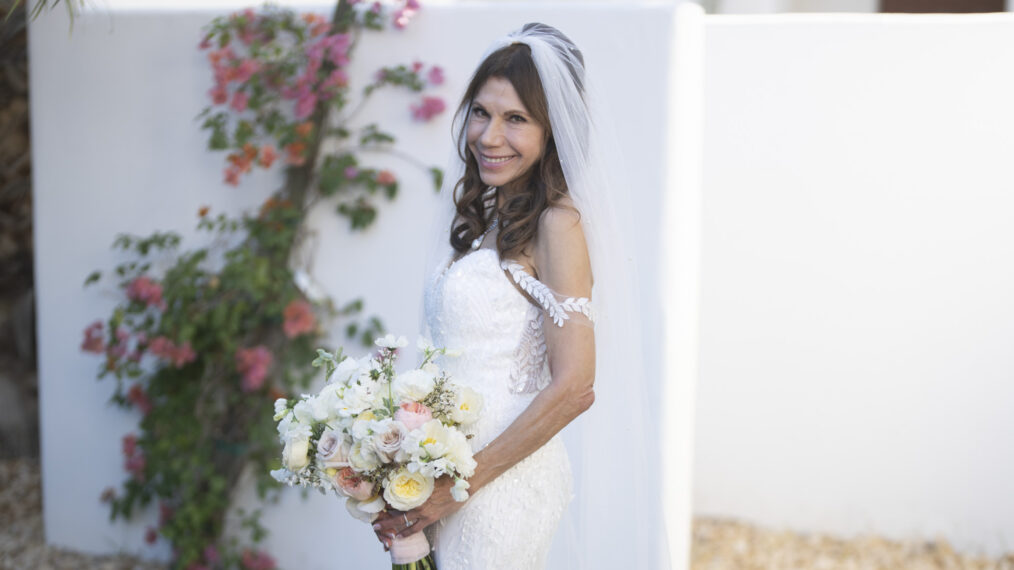 Theresa Nist at her wedding