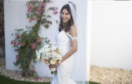 Theresa Nist at her wedding