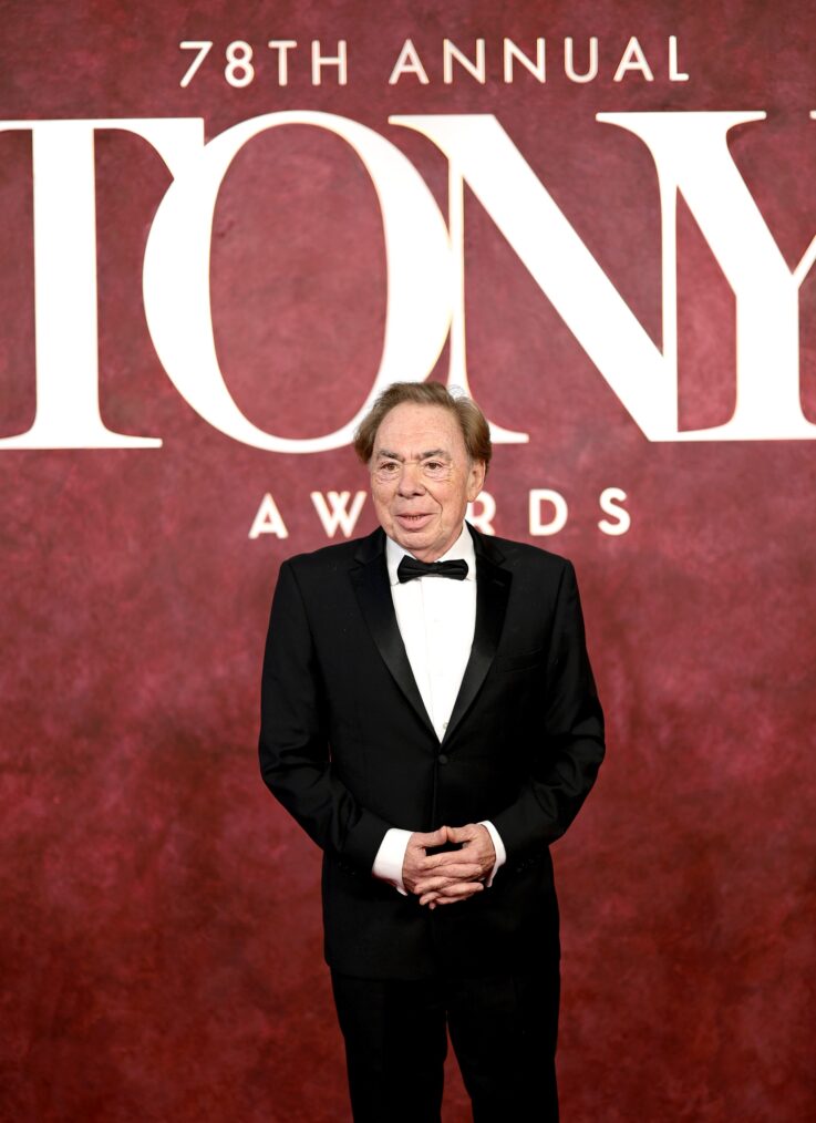 Andrew Lloyd Webber at the 2025 Tony Awards at Radio City Music Hall on June 8, 2025 in New York City