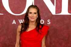 Brooke Shields at the 2025 Tony Awards at Radio City Music Hall on June 8, 2025 in New York City