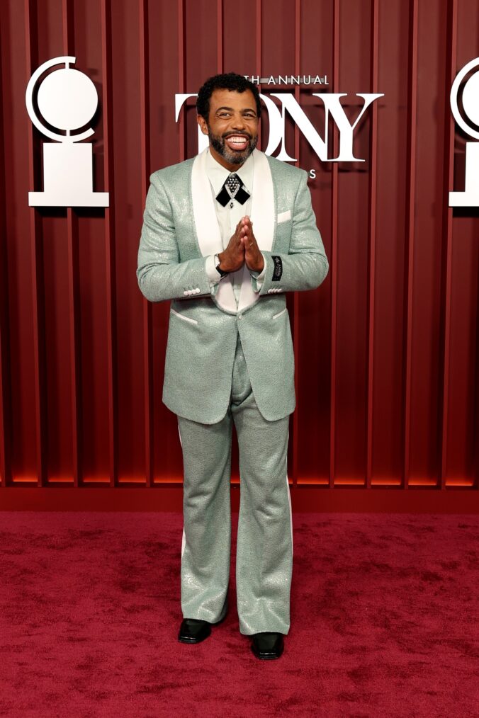 Daveed Diggs at the 2025 Tony Awards at Radio City Music Hall on June 8, 2025 in New York City