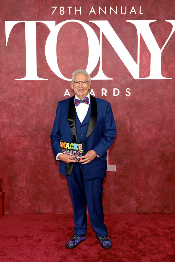 Harvey Fierstein at the 2025 Tony Awards at Radio City Music Hall on June 8, 2025 in New York City