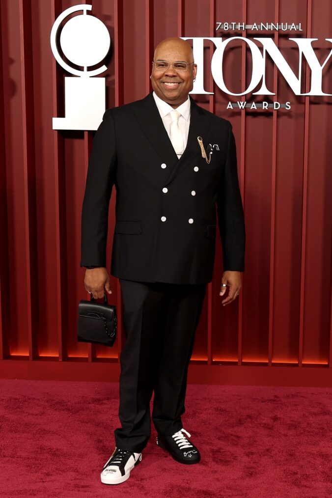 James Monroe Iglehart at the 2025 Tony Awards at Radio City Music Hall on June 8, 2025 in New York City