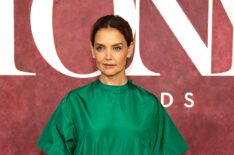 Katie Holmes at the 2025 Tony Awards at Radio City Music Hall on June 8, 2025 in New York City