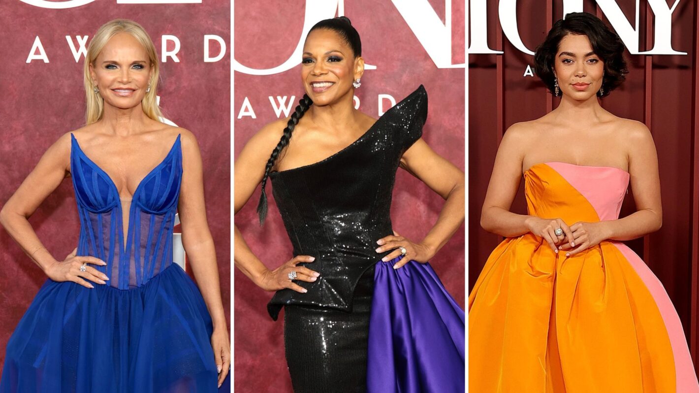 Kristin Chenoweth, Audra McDonald, and Auli'i Cravalho at the 2025 Tony Awards