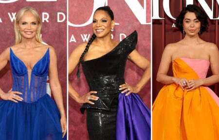 Kristin Chenoweth, Audra McDonald, and Auli'i Cravalho at the 2025 Tony Awards
