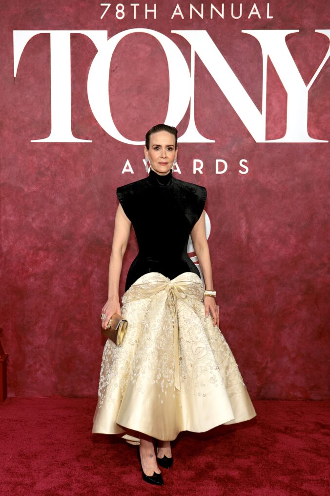 Sarah Paulson at the 2025 Tony Awards at Radio City Music Hall on June 8, 2025 in New York City