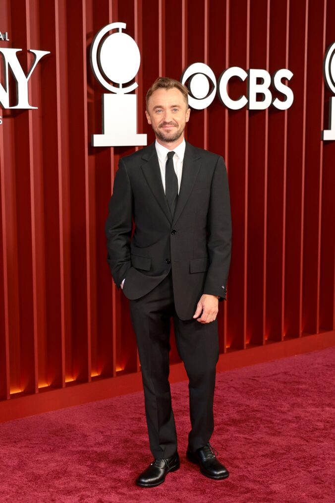 Tom Felton at the 2025 Tony Awards at Radio City Music Hall on June 8, 2025 in New York City