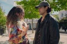 Meg Stalter and Will Sharpe as Jessica and Felix in 'Too Much'