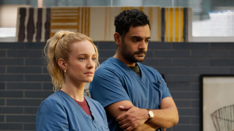 Laurence Leboeuf as Dr. Magalie Leblanc, Hamza Haq as Dr. Bashir Hamed — 'Transplant' Season 4 Premiere