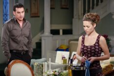 Tyler Christopher, Rebecca Herbst as Nikolas and Liz on 'General Hospital'