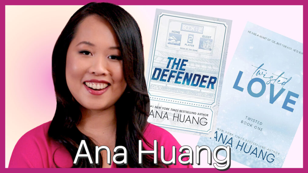Author Ana Huang with Twisted Love and The Defender