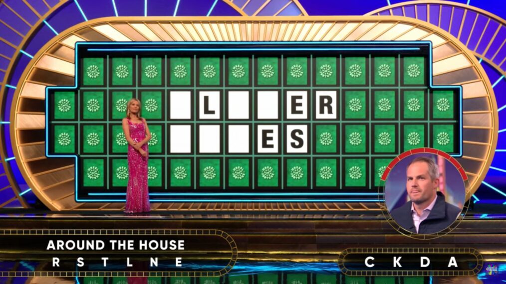 Wheel of Fortune contestant Clayton Charles guessing Bonus Round on September 17, 2024
