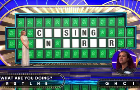 Wheel of Fortune contestant Maki Asrat solving the Bonus Round puzzle on Tuesday, June 3, 2025