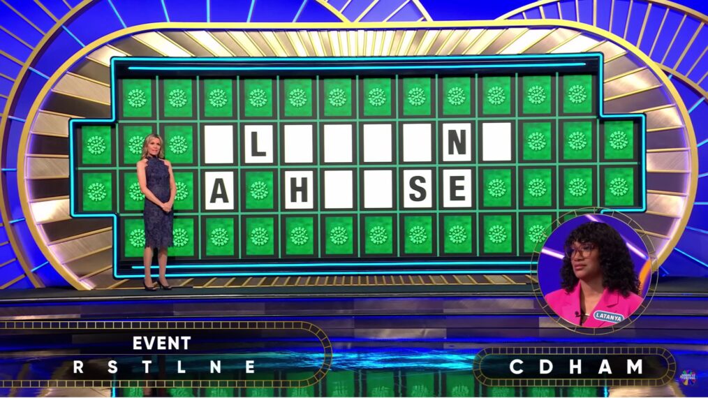 Wheel of Fortune contestant LaTonya Watkins solving the Bonus Round puzzle on June 2, 2025