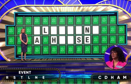Wheel of Fortune contestant LaTonya Watkins solving the Bonus Round puzzle on June 2, 2025
