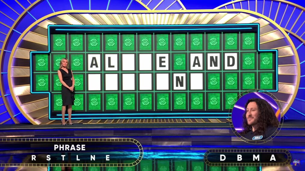 Wheel of Fortune contestant Mike Nunes solving the Bonus Round on June 4, 2025