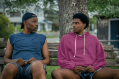 Wood Harris as Eric and Michael Cooper Jr. as Justin Edwards in Episode 105 of Forever