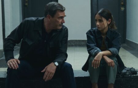 Jon Hamm and Aimee Carrero in 'Your Friends & Neighbors' Season 1