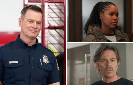 Peter Krause as Bobby on '9-1-1'; Toya Turner as Kiana Cook on 'Chicago P.D.'; and Billy Burke as Vince Leone on 'Fire Country'