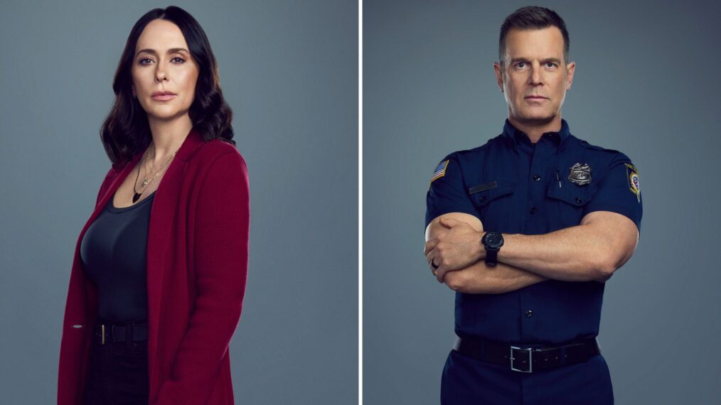 Jennifer Love Hewitt and Peter Krause — '9-1-1'