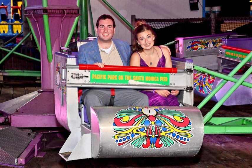 Abbey Romeo and David Isaacman Netflix Summer Break from Love on the Spectrum attend