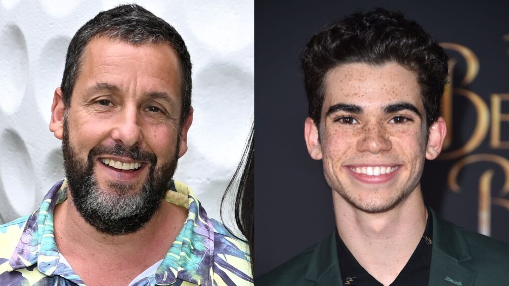 Adam Sandler and Cameron Boyce