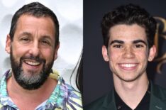 Adam Sandler and Cameron Boyce