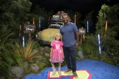 Alfonso Ribeiro and his daughter Ava Sue attend the 'Zombies 4' Los Angeles premiere in July 2025.