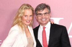 Ali Wentworth and George Stephanopoulos attend the 'My Mom Jayne' premiere during the 2025 Tribeca Festival in New York City, June 2025.