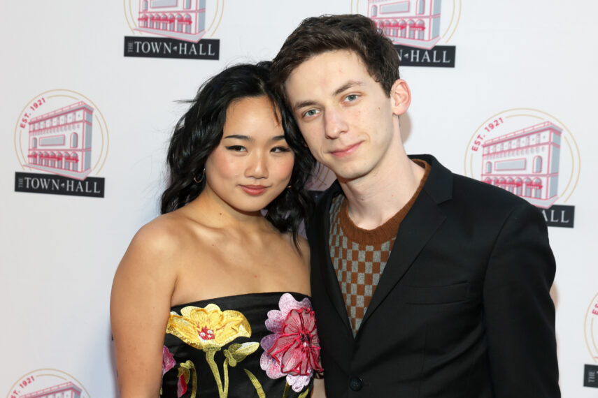 Helen J. Shen and Andrew Barth Feldman attend the 2025 Town Hall Spring Shout Benefit Concert at Town Hall on May 19, 2025 in New York City.