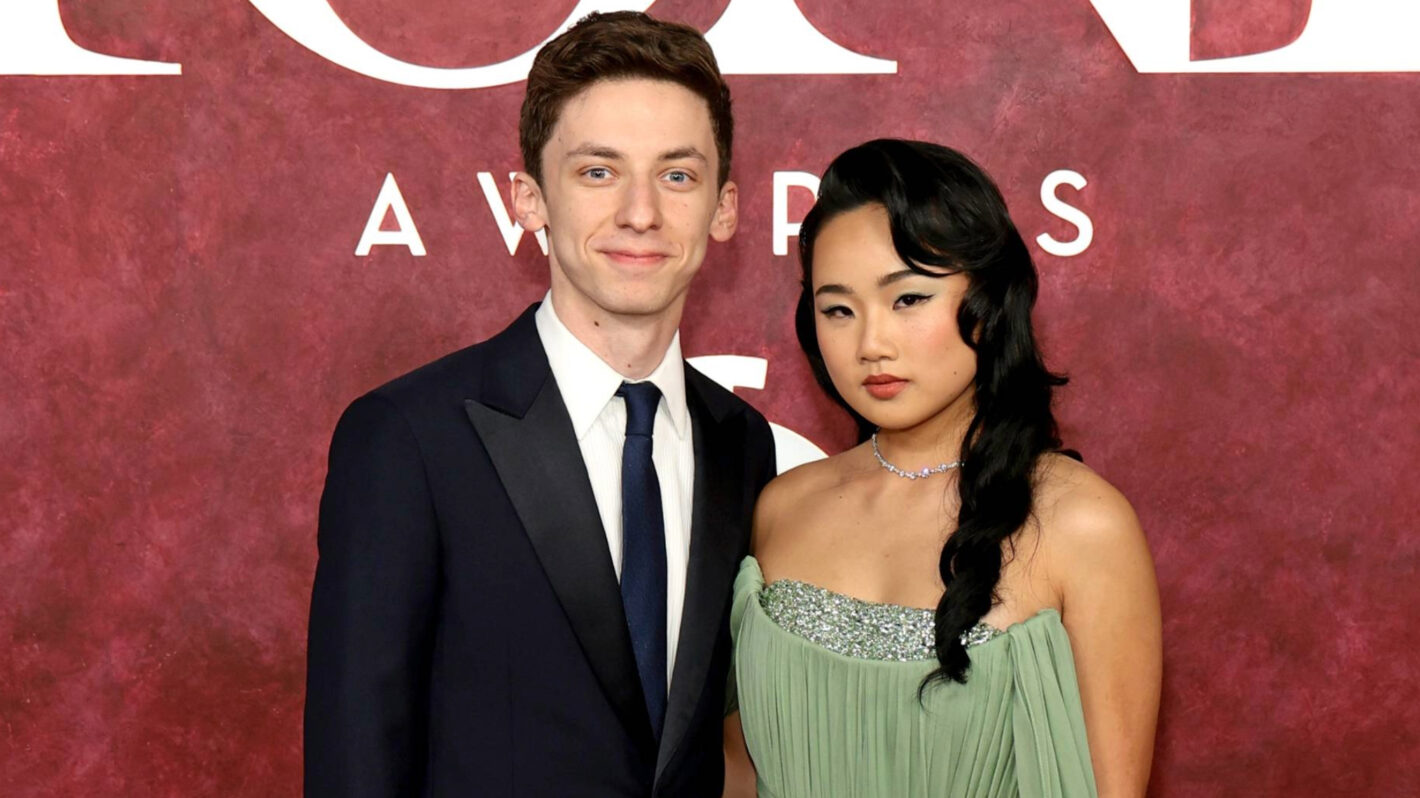 Andrew Barth Feldman and Helen J. Shen in Maybe Happy Ending