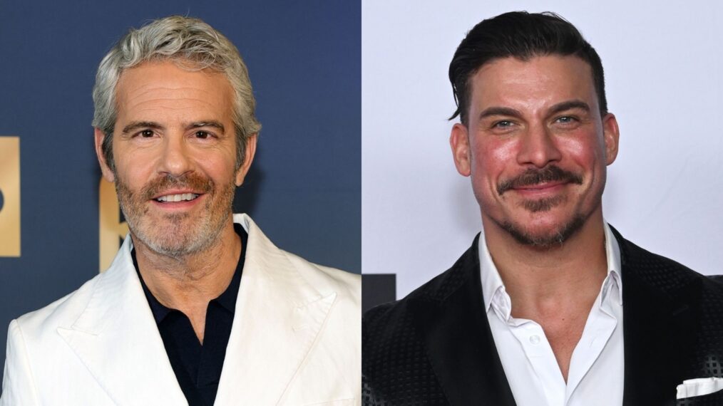 Andy Cohen and Jax Taylor.