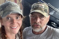 'Swamp People' stars Ashley Jones and Junior Edwards.