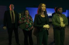 John Carroll Lynch (Thomas Laffont), Rebecca Field (Colleen Hatteras), Maggie Q (Renée Ballard), and Courtney Taylor (Samira Parker) in 'Ballard.'