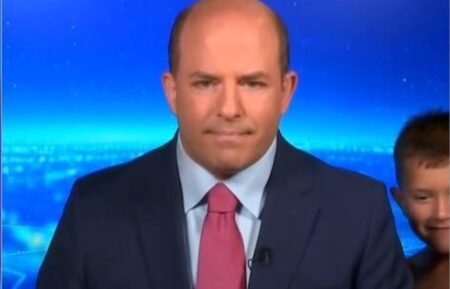 Brian Stelter's son, Story, crashes his on-air CNN interview, July 20, 2025.