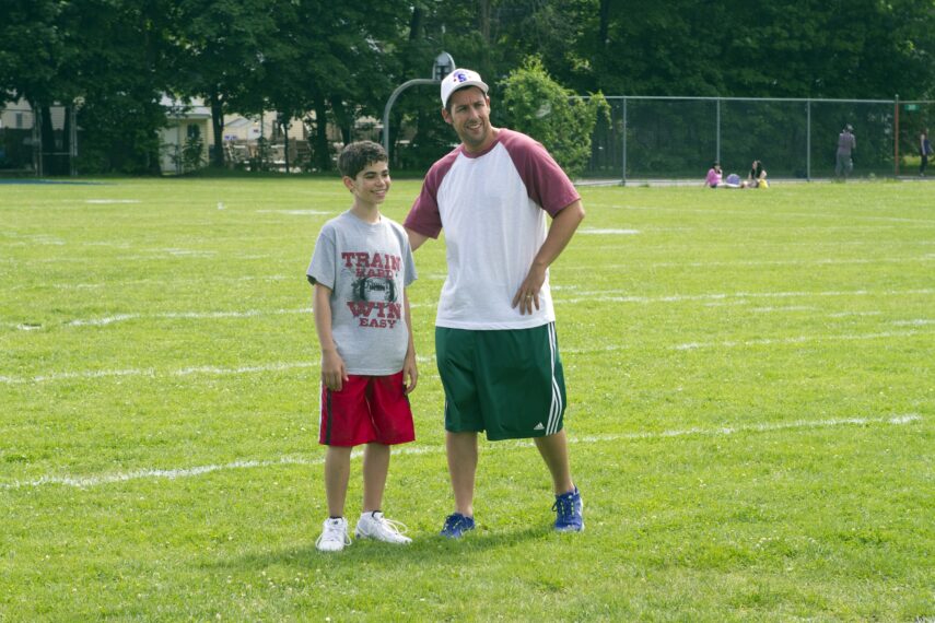 Cameron Boyce and Adam Sandler in 2013's 'Grown Ups 2.'