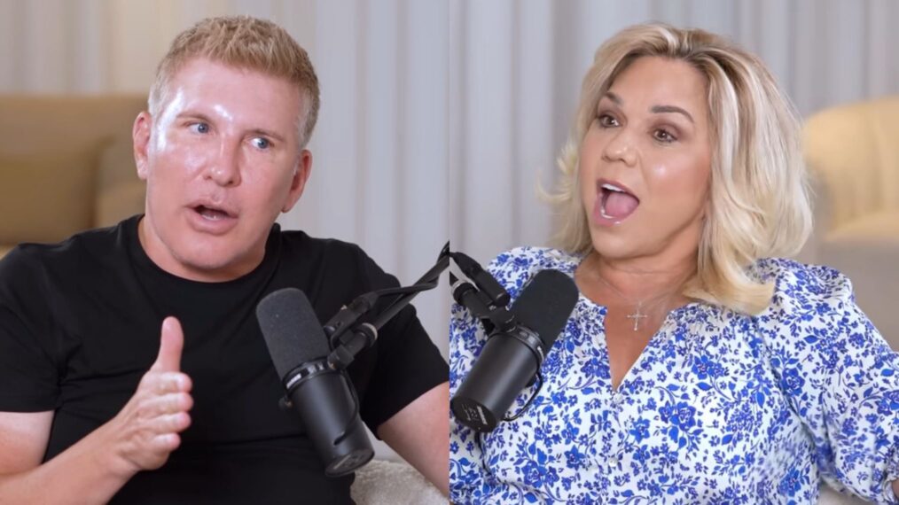 Todd Chrisley and Julie Chrisley on the July 23, 2025, episode of the Chrisley Confessions 2.0 podcast.