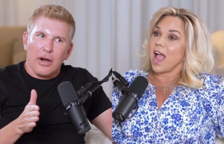 Todd Chrisley and Julie Chrisley on the July 23, 2025, episode of the Chrisley Confessions 2.0 podcast.