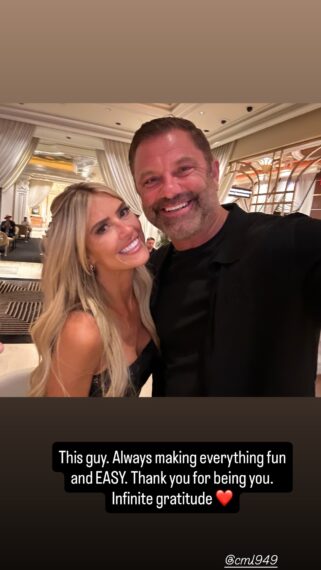 Christina Haack and Christopher Larocca via Instagram, July 2025.