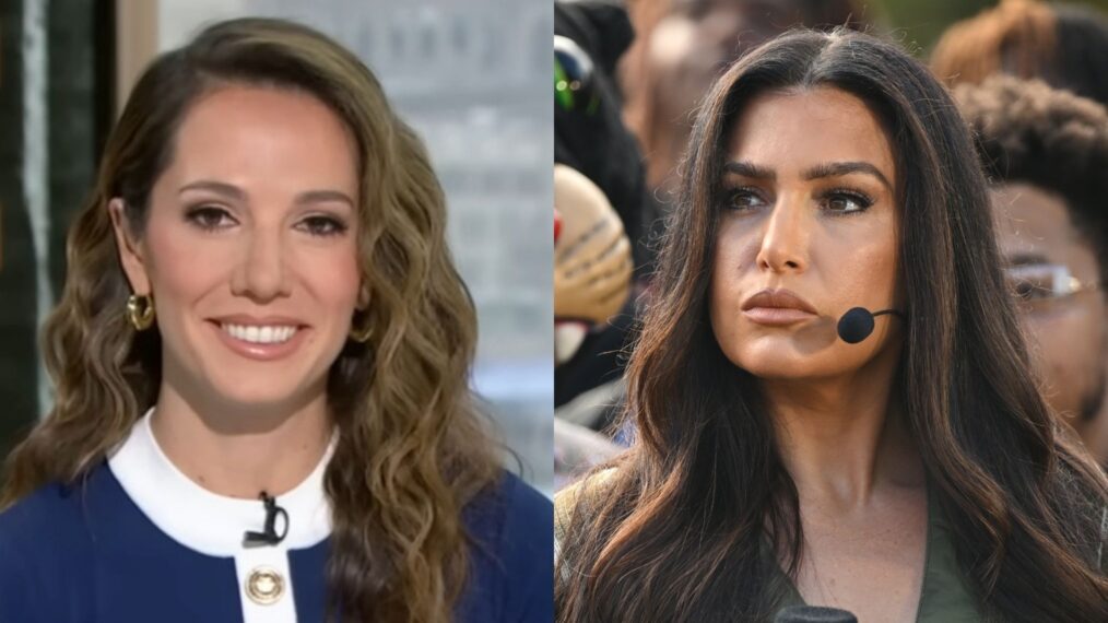 Courtney Cronin and Molly Qerim on ESPN's 'First Take.'