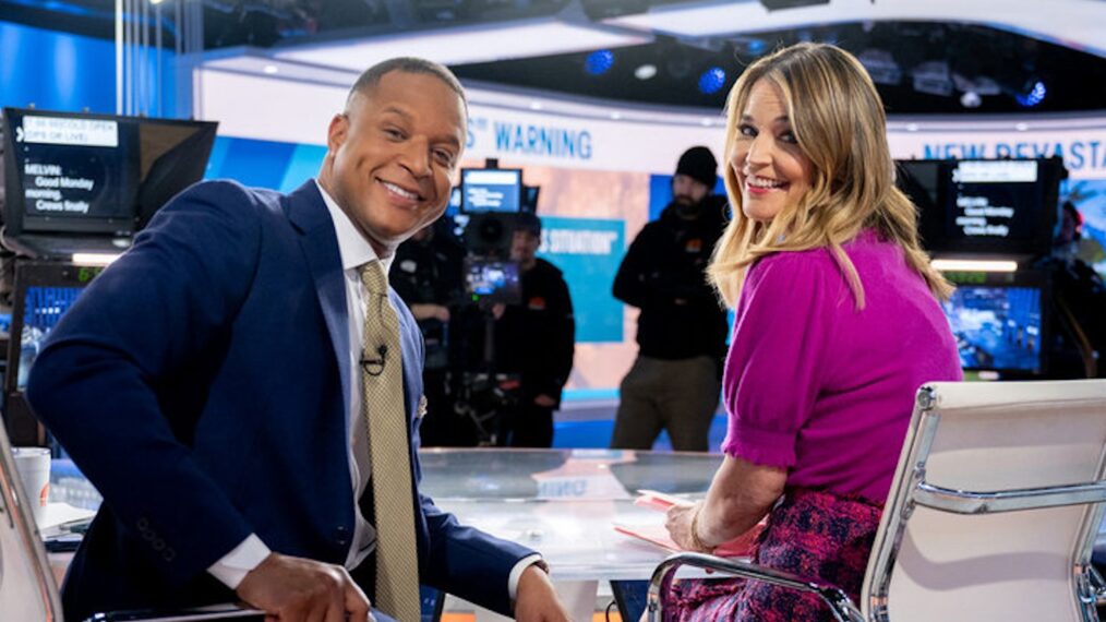 Craig Melvin and Savannah Guthrie on NBC's 'Today,' January 2025.