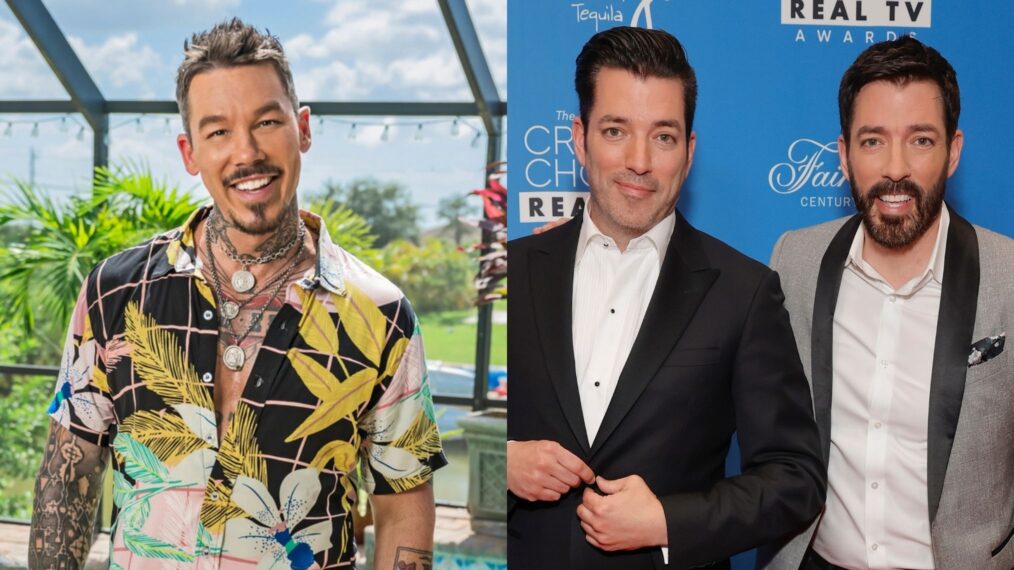 David Bromstad, Drew Scott, and Jonathan Scott.